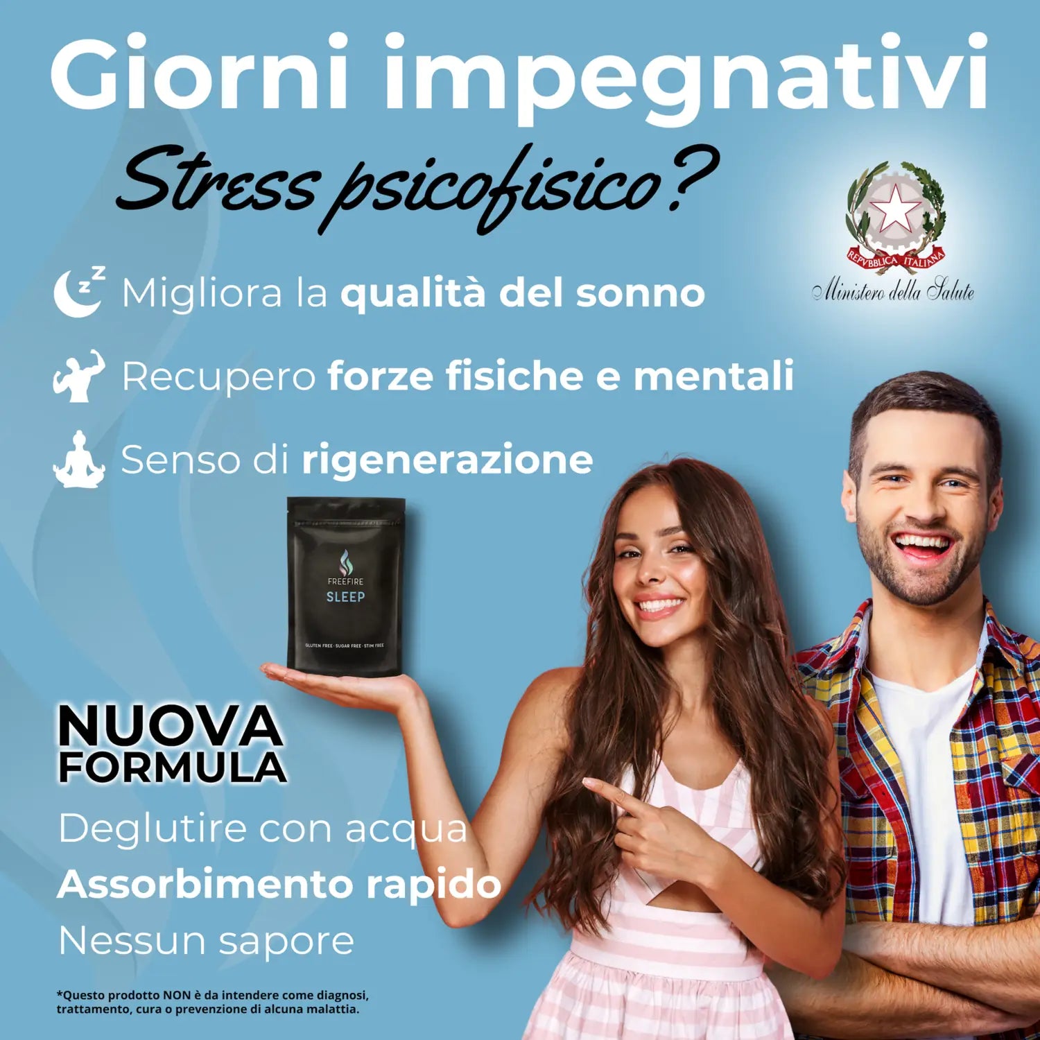 FreeFire Sleep - Integratore per il sonno e il recupero