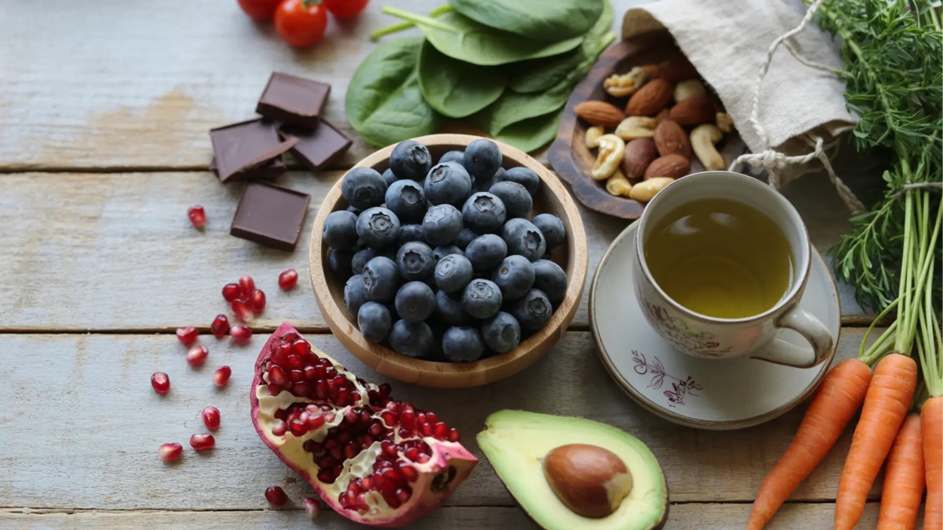 10 alimenti ricchi di antiossidanti per una vita più sana