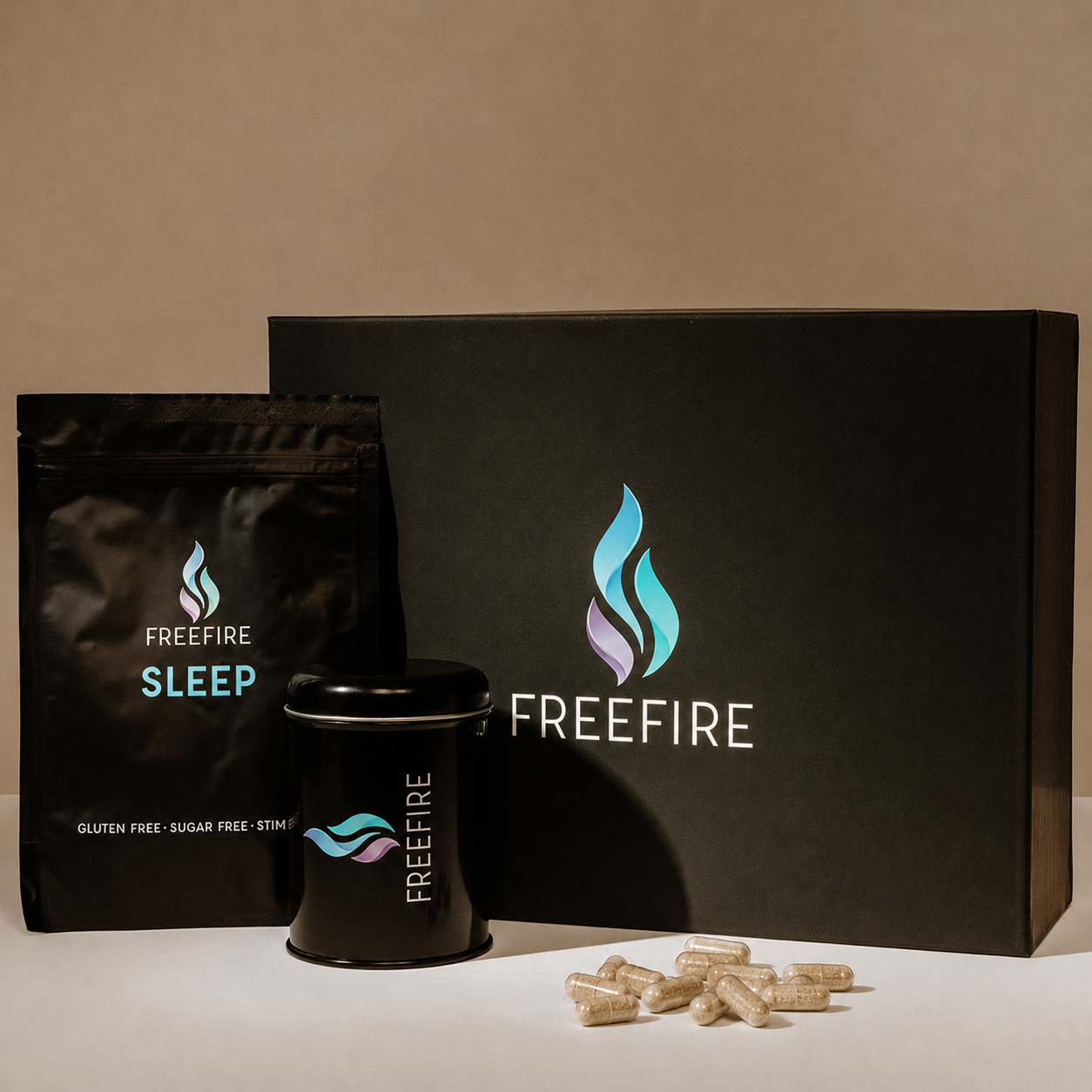 FreeFire | Sleep - integratore per il sonno e per dormire meglio, welcome pack